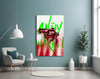 Andy Warhol and Gun Glass Wall Art || Designer Collection by Insigneart USA