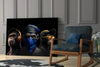 3 Wise Monkeys Glass Wall Art || Designer Collection by Insigneart USA