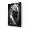 Tiger's Wrath Glass Wall Art || Designer Collection by Insigneart USA