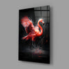 Flamingo Glass Wall Art || Designer Collection by Insigneart USA