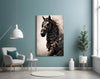 Warrior's Horse Glass Wall Art || Designer's Collection by Insigneart USA
