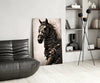 Warrior's Horse Glass Wall Art || Designer's Collection by Insigneart USA