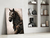 Warrior's Horse Glass Wall Art || Designer's Collection by Insigneart USA