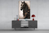Warrior's Horse Glass Wall Art || Designer's Collection by Insigneart USA
