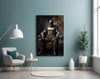 Batman in the Throne Glass Wall Art || Designer Collection by Insigneart USA