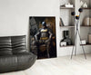 Batman in the Throne Glass Wall Art || Designer Collection by Insigneart USA