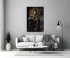 Elvis Presley in the Throne Glass Wall Art || Designer's Collection by Insigneart USA