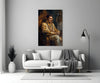 Elvis Presley in the Throne Glass Wall Art || Designer's Collection by Insigneart USA