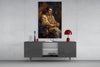 Elvis Presley in the Throne Glass Wall Art || Designer's Collection by Insigneart USA