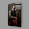 Joker the Thinker Glass Wall Art || Designer Collection by Insigneart USA