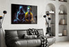 Batman and Joker Making Peace Glass Wall Art || Designer Collection by Insigneart USA