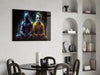Batman and Joker Making Peace Glass Wall Art || Designer Collection by Insigneart USA