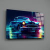 Cadillac Glass Wall Art || Designer Collection by Insigneart USA
