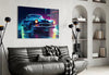 Cadillac Glass Wall Art || Designer Collection by Insigneart USA