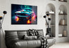 1970 Dodge Challenger Glass Wall Art || Designer Collection by Insigneart USA