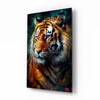 Tiger Glass Wall Art || Designer Collection by Insigneart USA