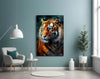 Tiger Glass Wall Art || Designer Collection by Insigneart USA