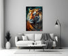 Tiger Glass Wall Art || Designer Collection by Insigneart USA