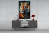 Tiger Glass Wall Art || Designer Collection by Insigneart USA