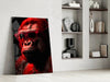 Ape the Thinker Glass Wall Art || Designer Collection by Insigneart USA