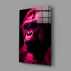 Ape the Thinker Glass Wall Art || Designer Collection by Insigneart USA