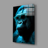Ape the Thinker Glass Wall Art || Designer Collection by Insigneart USA