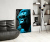 Ape the Thinker Glass Wall Art || Designer Collection by Insigneart USA
