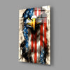 American Eagle Glass Wall Art || Designer Collection by Insigneart USA