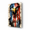 American Eagle Glass Wall Art || Designer Collection by Insigneart USA