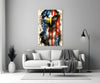 American Eagle Glass Wall Art || Designer Collection by Insigneart USA