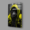 Rebellios Ape Glass Wall Art || Designer Collection by Insigneart USA