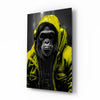 Rebellios Ape Glass Wall Art || Designer Collection by Insigneart USA
