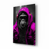 Rebellios Ape Glass Wall Art || Designer Collection by Insigneart USA