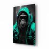 Rebellios Ape Glass Wall Art || Designer Collection by Insigneart USA