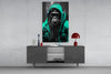 Rebellios Ape Glass Wall Art || Designer Collection by Insigneart USA