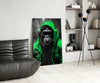 Rebellios Ape Glass Wall Art || Designer Collection by Insigneart USA