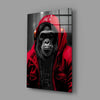Rebellios Ape Glass Wall Art || Designer Collection by Insigneart USA