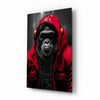 Rebellios Ape Glass Wall Art || Designer Collection by Insigneart USA