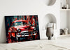 Vintage American Car Glass Wall Art || Designers Collection by Insigneart USA
