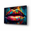 Lips Glass Wall Art || Designer Collection by Insigneart USA