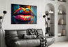 Lips Glass Wall Art || Designer Collection by Insigneart USA