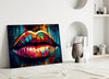 Lips Glass Wall Art || Designer Collection by Insigneart USA