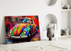 Colorful VW Glass Wall Art || Designer Collection by Insigneart USA