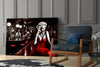 Marilyn in the Bar Glass Wall Art || Designer Collection by Insigneart USA