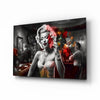 Marilyn in the Bar Glass Wall Art || Designer Collection by Insigneart USA