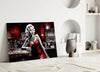 Marilyn in the Bar Glass Wall Art || Designer Collection by Insigneart USA