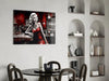 Marilyn in the Bar Glass Wall Art || Designer Collection by Insigneart USA