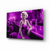 Marilyn in the Bar Glass Wall Art || Designer Collection by Insigneart USA