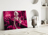 Marilyn in the Bar Glass Wall Art || Designer Collection by Insigneart USA