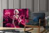 Marilyn in the Bar Glass Wall Art || Designer Collection by Insigneart USA